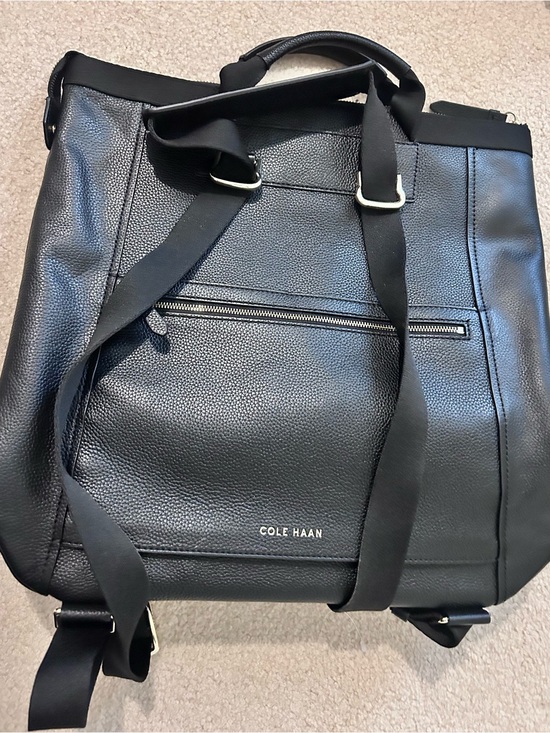 Cole Haan Grand Ambition leather convertible backpack main image 6